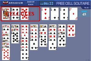 Cellules du Freecell