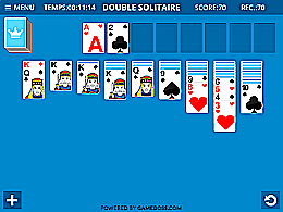 Double Klondike solitaire