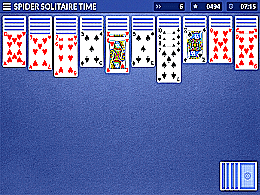 Spider solitaire time