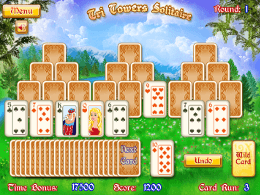 Tri towers solitaire